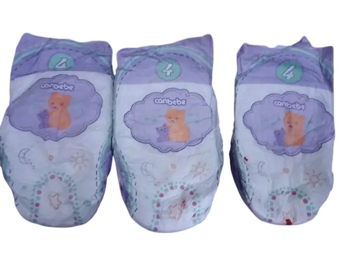 Canbebe cross baby diapers large  size 4   50pc  per pack
