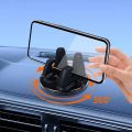 360° Rotatable Mobile Phone Holder Car Bracket Non-Slip  Navigation Car Mount Stand Support in Car Universal for All Phones. 