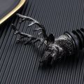 Zinc Alloy Wine Pourer and Bottle Stopper Deer Stag Head Shape Red Pourer Wine Cap Pouring Party . 
