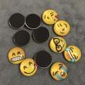 1Pc ShenMo Emoji Magnets, 3D Glass Smiley Fridge Magnets Strong Adhesive for Decorating Fridges, Whiteboards, School Lockers. 