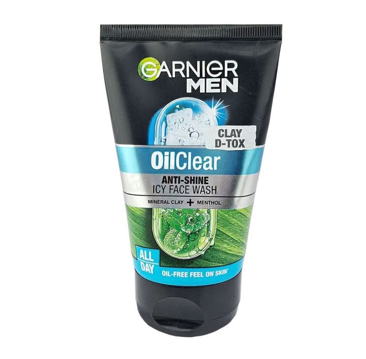 Garnier Men Oil Clear Deep Cleansing Icy Face Wash 100 gm