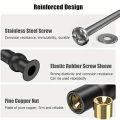 2Pcs Toilet Seat Fittings Quick Release Toilet Seat Fixings Hinge Fixing Top Fix Nuts Screws Toilet Seat Screws Replacement.