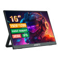 Anmite 16-Inch Portable Touch Monitor Non-touch Optional 1200P HDR 16:10 For XBox PS4 / 5 Switch Cell Phone PC Loptop Extension.