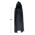 Terror Stitch Halloween Party Cosplay Children Adult Death Black Cloak, Halloween Death Skull Skeleton Ball Costume Prop Set. 