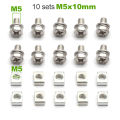 10 Set Universal Motorcycle Scooter ATV Dirt Bike Battery Terminal Nut and Bolt Screws M5x10mm M6x12mm 4Ah 5Ah 6AH 7Ah. 