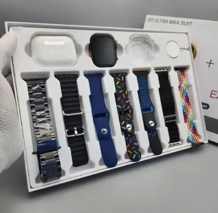 H20%20Ultra%20Smartwatch%2010%20in%201%20Ultra%20Smart%20Watch%20With%20(%207%20Straps%20+%20Silicone%20case%20+%20Earbuds%20)%20Full%20HD%20Display%20High%20Quality%20Watch%20-%20Image%203