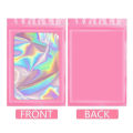 20/50pcs Mylar Bags Holographic Laser Color Plastic Packaging Pouch Jewelry Retail Storage Pouch Zip Lock Bag.