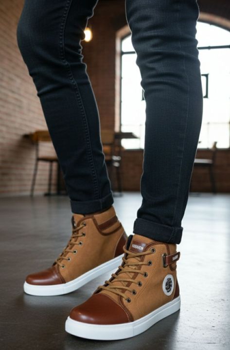 BOOT%20SHOES%20FOR%20MEN%20SOFT%20LEATHER%20MIDIUM%20CUT%20VANS%20MODEL%20RUBBER%20SOOL.%20-%20Image%209