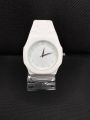 Most Treading Arabic Aura Watch Premium Stainless Steel Luxury Wrist Watch for Men Full White Colour. 