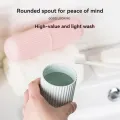 Portable Toothpaste Toothbrush Protect Holder Case Travel Camping Storage Box Protect Toothbrush Toothpaste from Dirt and Damage. 