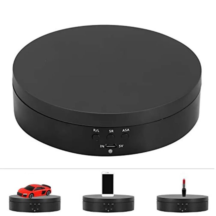 3 Speed Electric Rotating Display Stand 360 Degree Jewelry Turntable ...