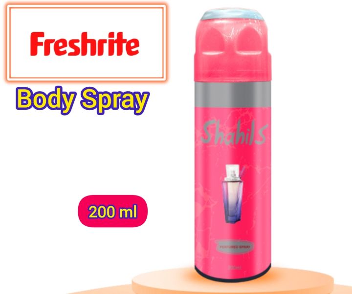 Freshrite Body Spray - Shalis Pink - 200 ml