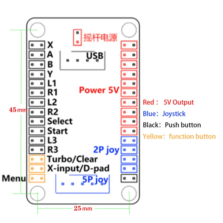 Copy%20Sanwa%20Joystick%20Arcade%20Game%20Diy%20Kit%20For%20Raspberry%20Pi%20PC%20PS3%20Switch%20Usb%20Controller%20Zero%20Delay%20Board%20Button%20Set%20NEO%20GEO%20-%20Image%205