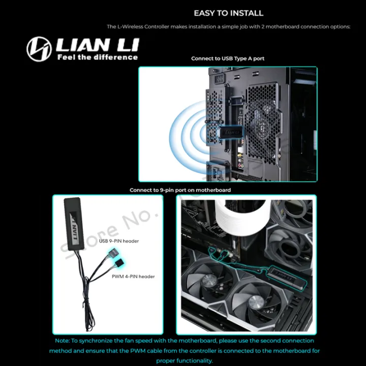 Lian%20Li%20L-Wireless%20Controller%20for%20LIAN%20LI%20All%20Wireless%20Product(Uni%20Fan/Strimer%20Cable),%20L-Connect%203%20SYNC,%20Black/White%20-%20Image%204