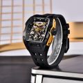 PAGANI DESIGN 2026 42MM New Alien Hollow Back Transparent Movement Luxury Men Watch Sapphire Glass Automatic Men Watches For Men.