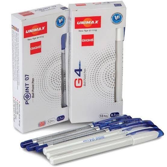 Unimax GiGiS G4 Ball Point Pen -0.7mm, Blue.One Piece