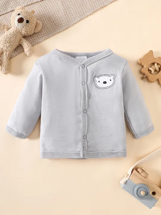 his%208-piece%20unisex%20newborn%20layette%20set%20fits%20boys%20and%20girls%20aged%200-9%20months,%20with%20lovely%20grey%20bear%20prints.%20-%20Image%203