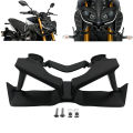 For Yamaha MT-09 MT09 SP 2017-2020 2019 Motorcycle Downforce Naked Frontal Spoilers Winglet Aerodynamic Wing Front Spoiler Kit. 
