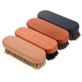 1PC Durable Horse Hair Shoe Brush Wooden Handle for Leather Shoes Professional Cleaning Care Long Lasting Polish for All Shoes. 