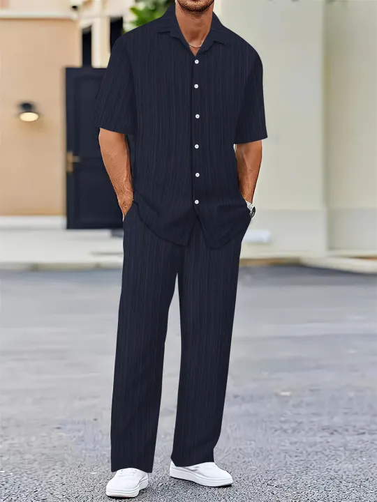 (Shirt+Pants)%202024%20Summer%20%20Men%20Fashion%20Classic%20Shirt%20men%20Business%20Casual%20Shirts%20Men%20A%20Set%20Of%20Clothes%20-%20Image%203