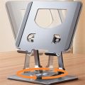 360° Rotatable Tablet Stand Adjustable Foldable Desktop Stand Holder Compatible For 4.7-12 Inch Ipad Pro/Air/Min Laptop Tablet.