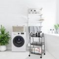3 Tier Rolling Basket, Mesh Wire Multi-Function Storage Cart Shelves with Wheels for Home Kitchen Pantries, Detachable Metal Basket Rack for Food Fruit Vegetable Snacks, Easy Assembly (Black). 