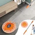 Cleaning Sunflower Mop 360 Rotatable Adjustable Cleaning Mop Extendable Wall Cleaning Mop With Long Handle Microfiber Spins Mop. 