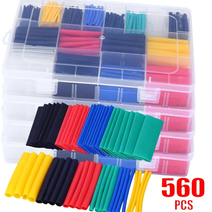 328pcs/560pcs%20Heat%20Shrink%20Sleeve%20Tubing%20Insulation%20Electrical%20Shrinkable%20Tube%20Sleeve%20Cable%202:1%20-%20Image%206