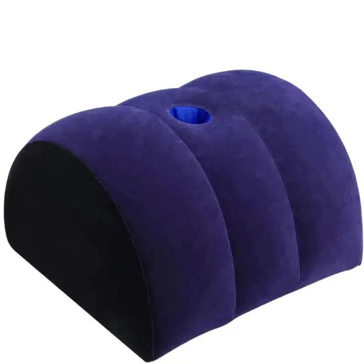 PVC%20Flocking%20Silicone%20Pillow%20Blue+Black%20Inflatable%20Inflatable%20Pillow%20Triangle%20Cylinder%20Wedge%20Soft%20Cushion%20-%20Image%202