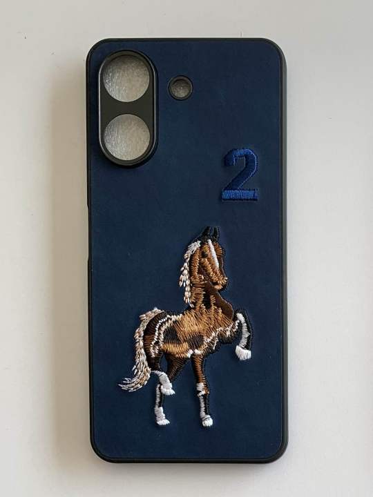 Redmi 13C Embroidered POLO Back Cover