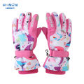 HONEYKING Kids Winter Ski Gloves Waterproof Warm Padded Mitten For Girls Boys Outdoor Skiing Cycling Windproof Snowboard Gloves.