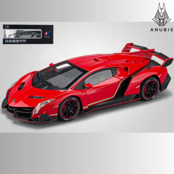 1:24%20scale%20LAMBORGHINI%20VENENO%20diecast%20model%20car%20lights%20sound%20pull%20back%20-%20Image%204