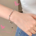 Y2K Zircon Ins Bracelets for Women Korean Fashion Sweet Girls Sparkling Hollow Heart Delicate Chain Bracelet Party Jewelry Gifts. 