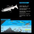 5pcs/Lot Jig Hook Silicone Soft Bait Set Swimbait 8cm 12.5g Fishing Wobblers Artificial Baits for Pike Bass Lure Tackle.