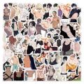 60PCS Anime Naked Muscle Man Stickers DIY Stickers Scrapbooking Phone Luggage Skateboard Waterproof Decals.