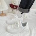 Girls White Sneakers - white. 