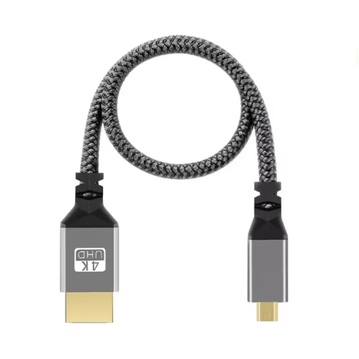0.3m%20Nylon%20Braid%20HD%20Micro%20to%20HDMI%20HDTV%20Cable%20Micro%20HDMI%20to%20HDMI-compatible%204K/60Hz%203D%20Micro%20HDMI-compatible%20Cable%20For%20HDTV%20PS4%20-%20Image%206