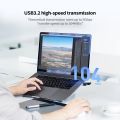 Lexar Micro SD Card Reader 2 in 1 Dual Card Slot USB3.2 Gen1 High Speed Read TF/SD Memory Card RW300U Cards Reader.