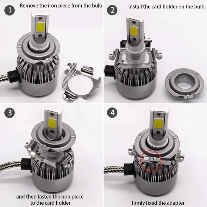 2PCS%20H7%20LED%20Headlight%20Bulb%20Base%20Holder%20Adapter%20Socket%20LED%20Retainer%20For%20Mercedes%20Benz%20GLA%20C%20ML%20Ford%20Riich%20G5%20FAW%20Bestune%20B50%20B70%20-%20Image%206