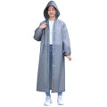 Adult Long Raincoats EVA Impermeable Waterproof Rain Coat Men Women Travel Hooded Beam Port Rain Poncho For Fishing Camping.