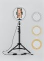 12-Inch LED Ring Light with Adjustable Tripod Stand & Phone Holder for Makeup, Photography, Video Recording, and Live Streaming.