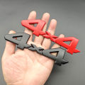 3d Metal Red Chrome Black Logo 4X4 Emblem Letters Decal Car Rear Trunk Badge for Toyota Tundra 4x4 Sticker Adhesive Accessories.