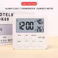 1PCS Multifunctional Electronic Alarm Clock, Desktop Small Clock, Capable of Monitoring Temperature and Humidity. 