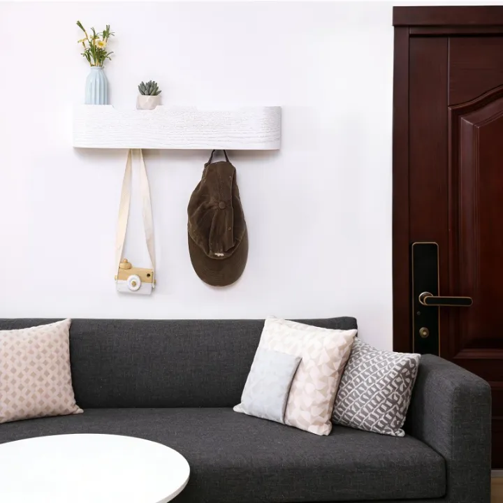 Wall-mounted%20Coat%20Rack,%20Clothes%20Hanger%20At%20The%20Entrance%20of%20The%20Living%20Room,%20Walnut%20Wall%20Coat%20Hook,%20Veneer%20Hanger%20Clothing%20Rack%20-%20Image%204