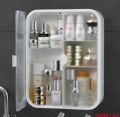 Washroom Cabinet Hanging Cabinet Wall Mounted Bathroom Cabinet double door cabinet Easy to use helpful in washroom accessory washroom straight cabinet.. 