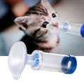 Handheld Spacer Dog Pets aerosol chamber Aerochamber Device Cat Dog Inhaler Mask Handheld inhaler Pet Respiratory Aid Tool. 