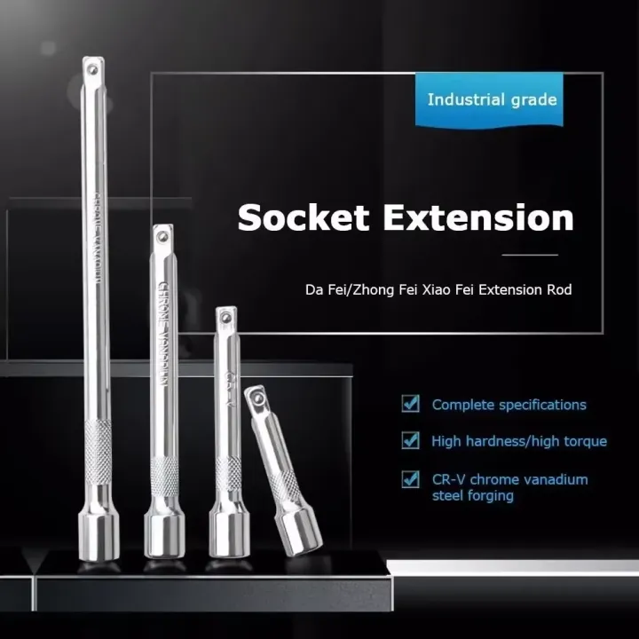 1/4"%203/8"%201/2"%20Drive%20Extension%20Set%20Socket%20Ratchet%20Wrench%20Extension%20Bar,50/100/150/250mm%20Ratchet%20Wrench%20Socket%20Extender%20Hand%20Tool%20-%20Image%206