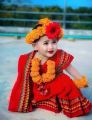 Ready sari For baby Girls (2-6y) [Sari + belawj+ peti cort ]. 