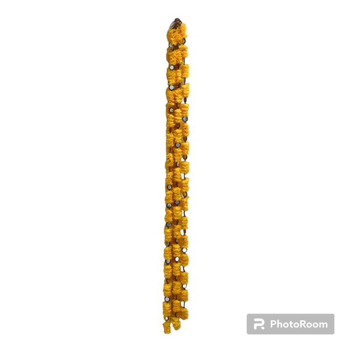 Artificial flower lari with mirrors (5pcs)