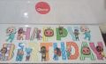 Cocomelon Theme Party Decoration Items Birthday Green Curtain Balloon set. 